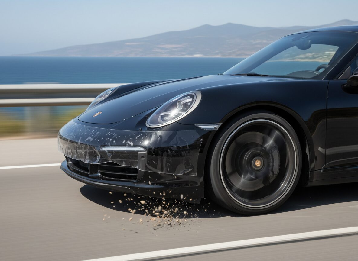 ソリッドブラック・濃色車の美しさとプロテクションフィルム保護